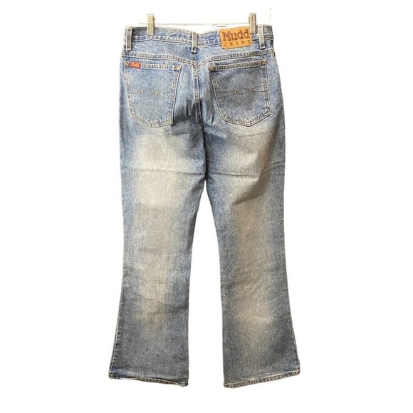 Vintage Y2k Light wash Patch rose boot cut jeans size 11 high rise - Picture 2 of 13